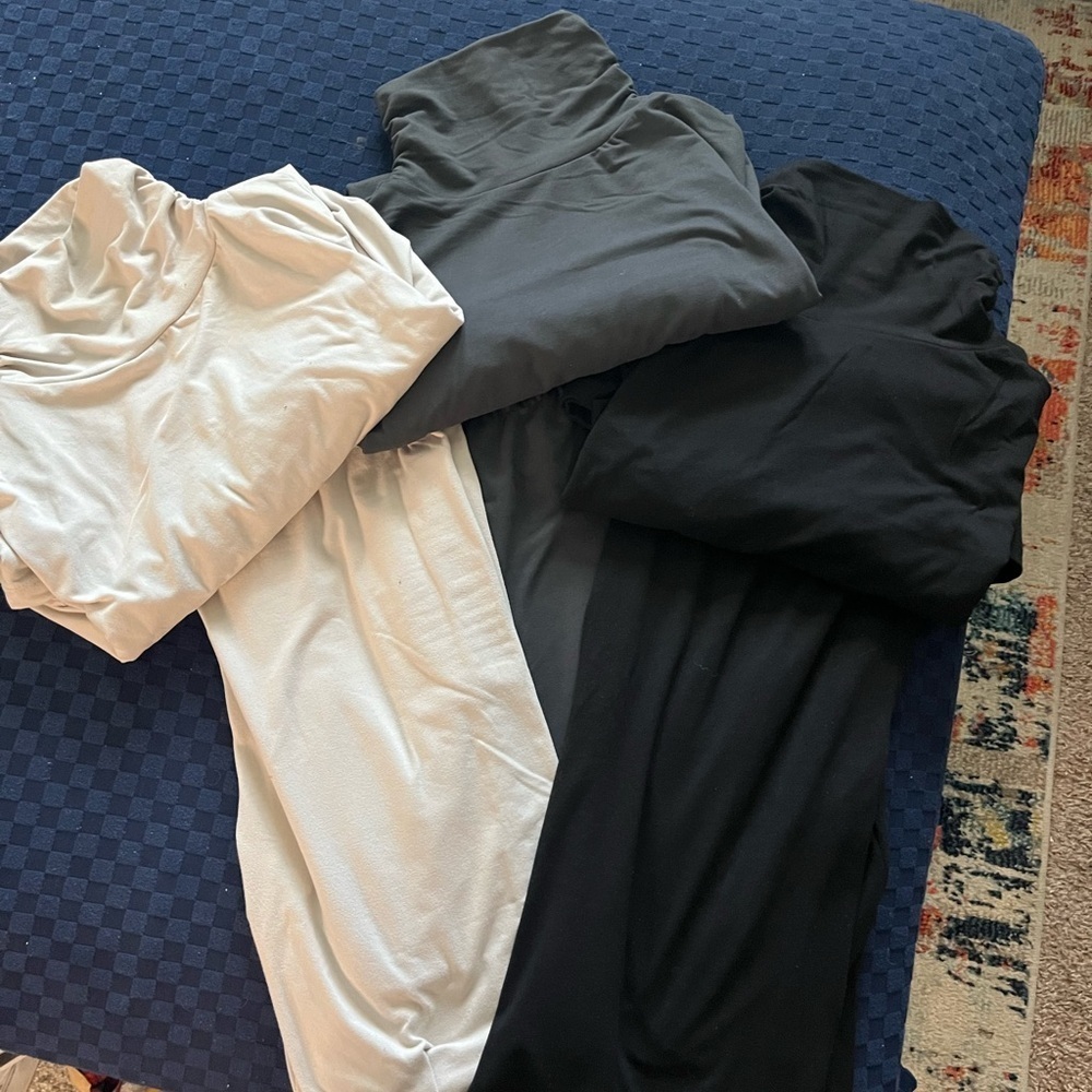 Chic Cream Long Sleeve Microfiber Leggings Set - Picture 4 of 4